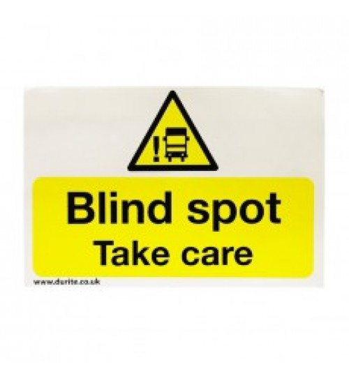 Blind Spot Warning Safety Sign 087050